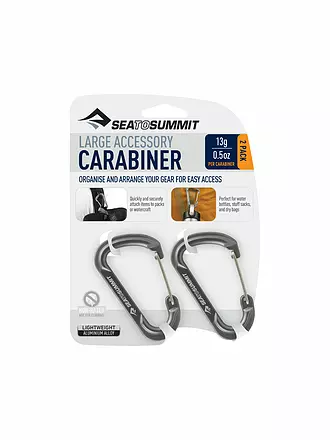 SEA TO SUMMIT | Multifunktions-Karabiner Groß 2er Set | 